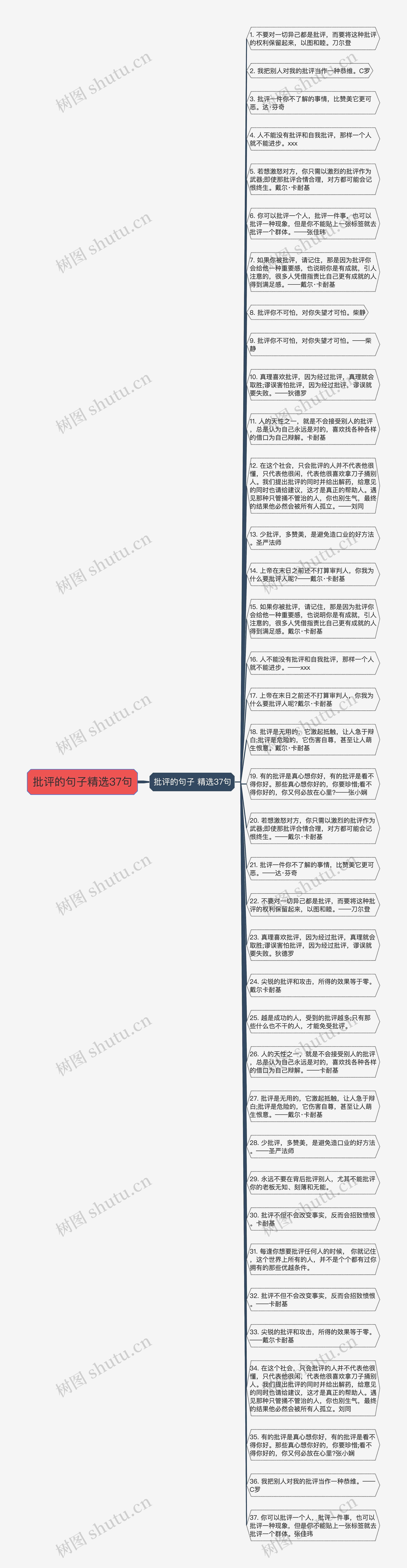 批评的句子精选37句思维导图