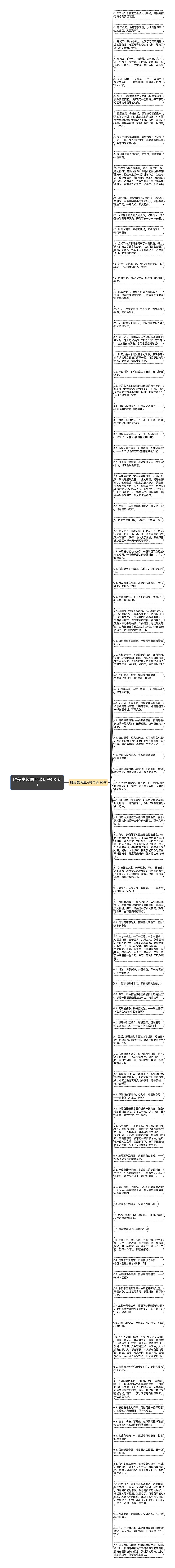 唯美意境图片带句子(90句)