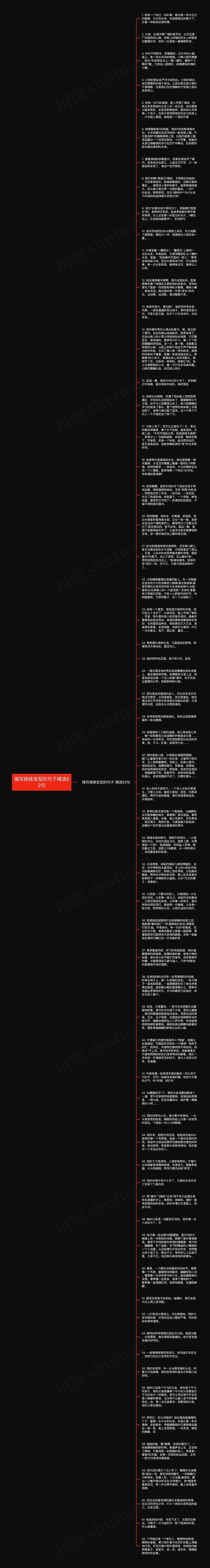 描写姥姥发型的句子精选62句思维导图