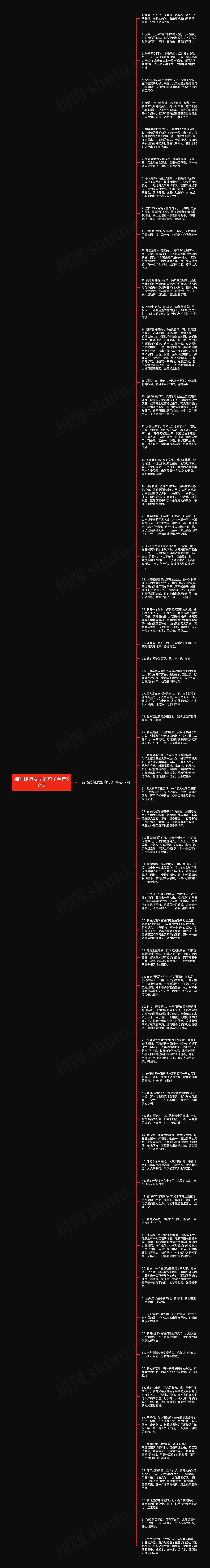 描写姥姥发型的句子精选62句思维导图高清图 描写姥姥发型的句子精选62句思维导图