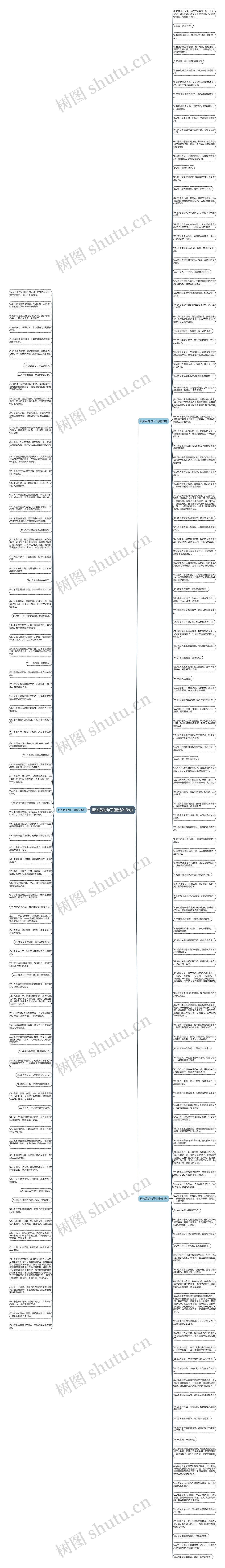 断关系的句子(精选213句)思维导图