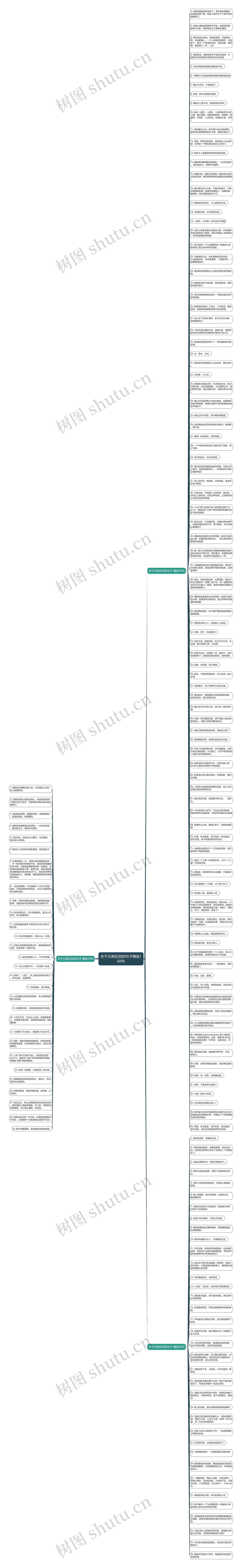 关于兄弟反目的句子精选160句思维导图