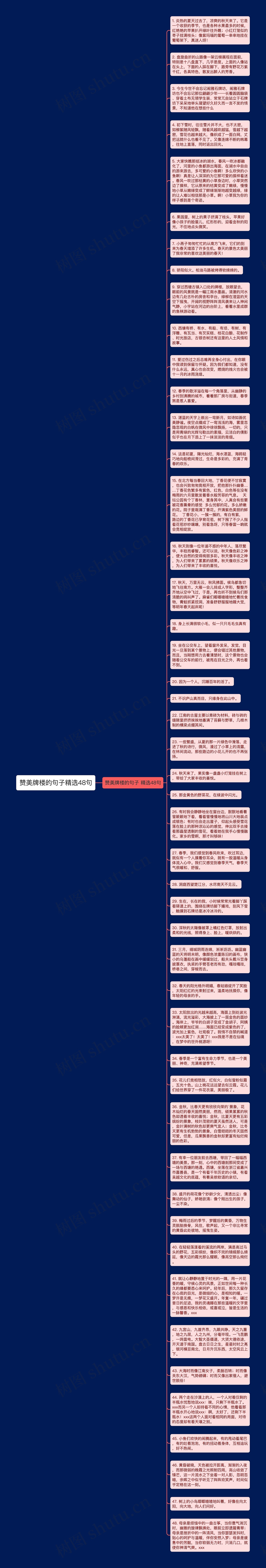 赞美牌楼的句子精选48句思维导图