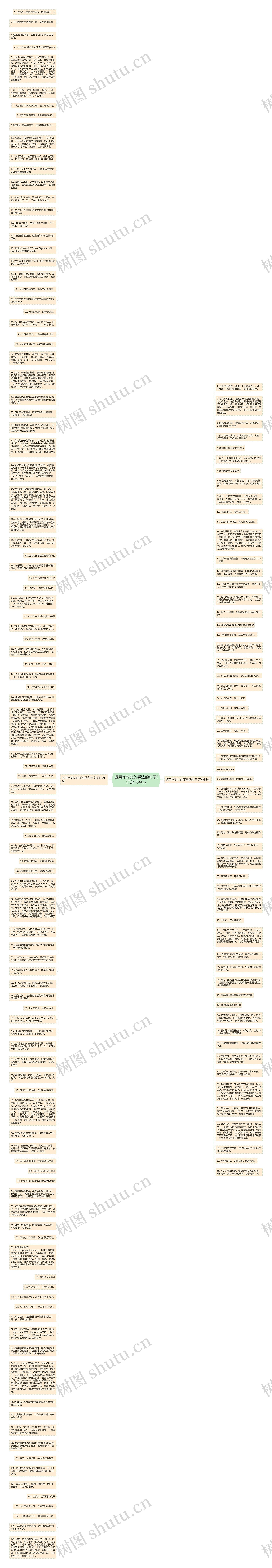 运用作对比的手法的句子(汇总164句)思维导图