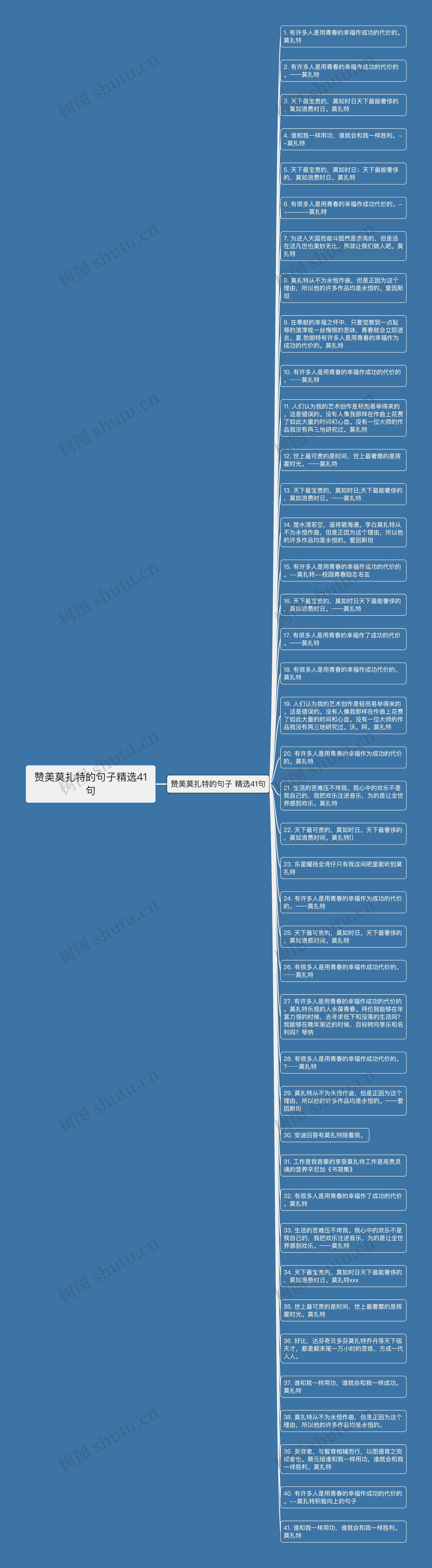 赞美莫扎特的句子精选41句思维导图