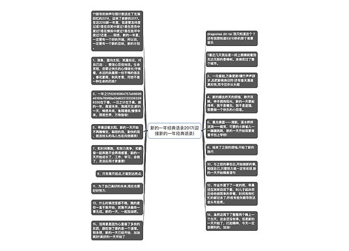 新的一年经典语录2017(迎接新的一年经典语录)