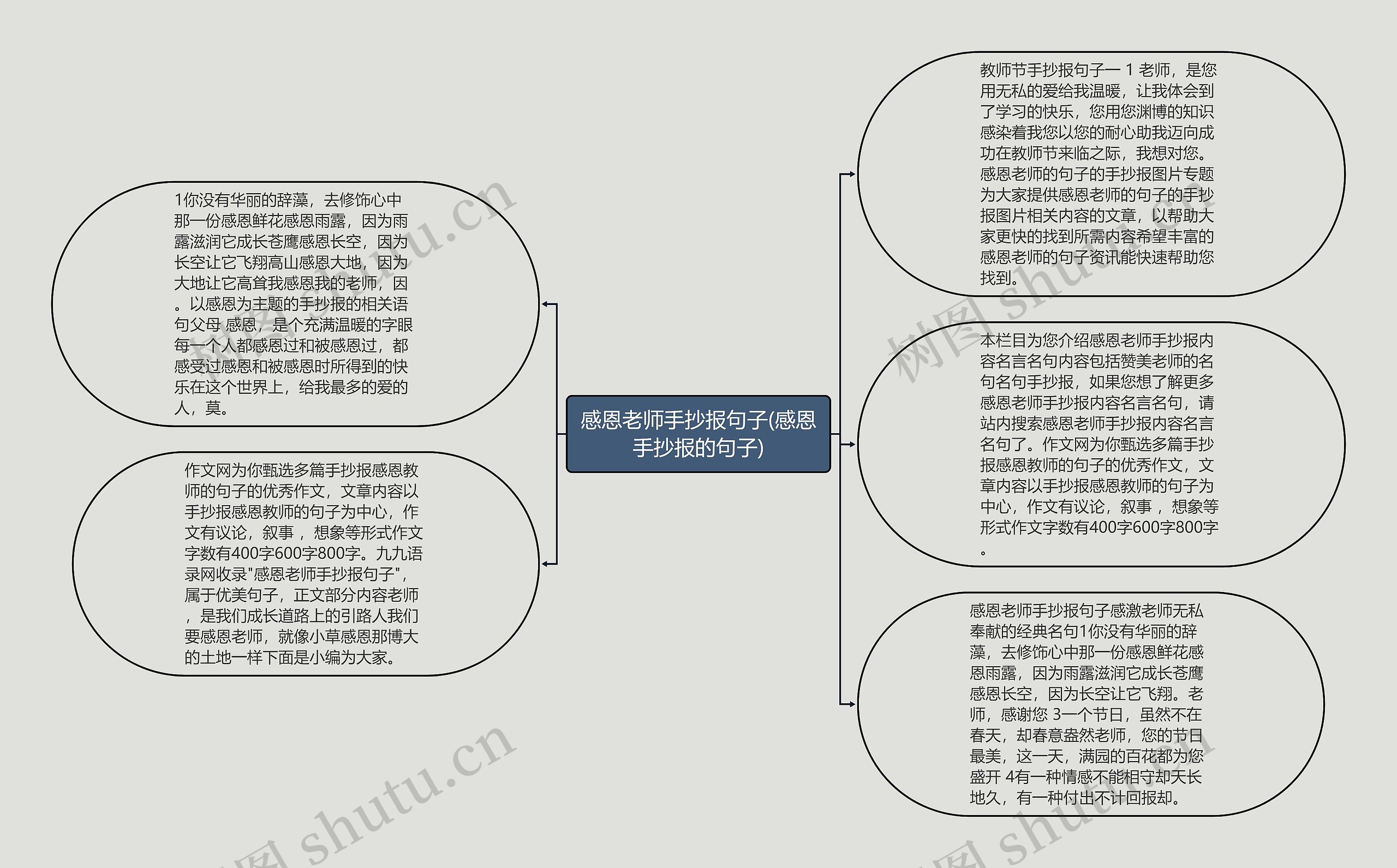 感恩老师手抄报句子(感恩手抄报的句子)