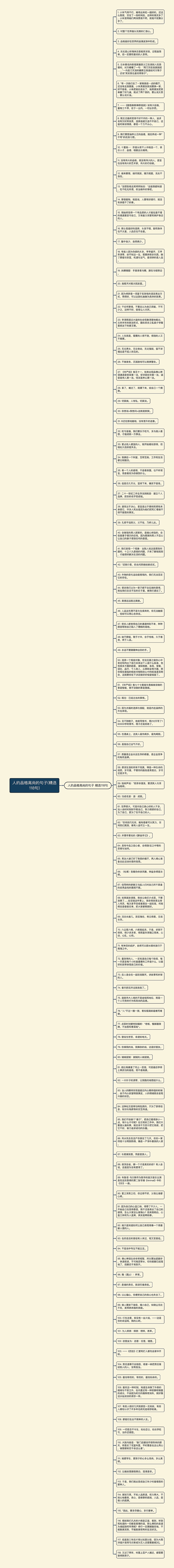 人的品格高尚的句子(精选118句)思维导图
