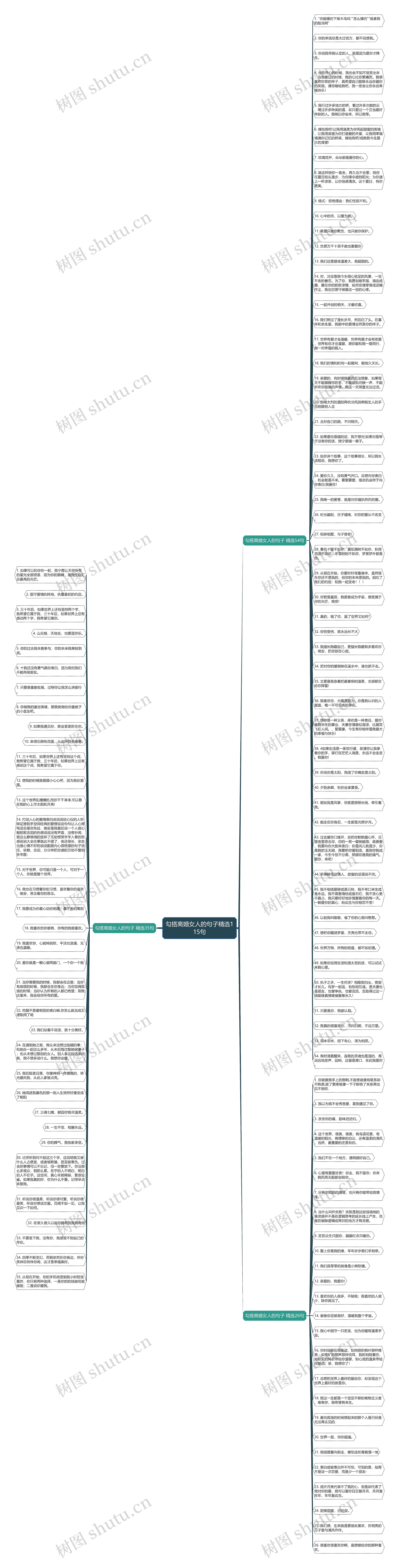 勾搭离婚女人的句子精选115句思维导图