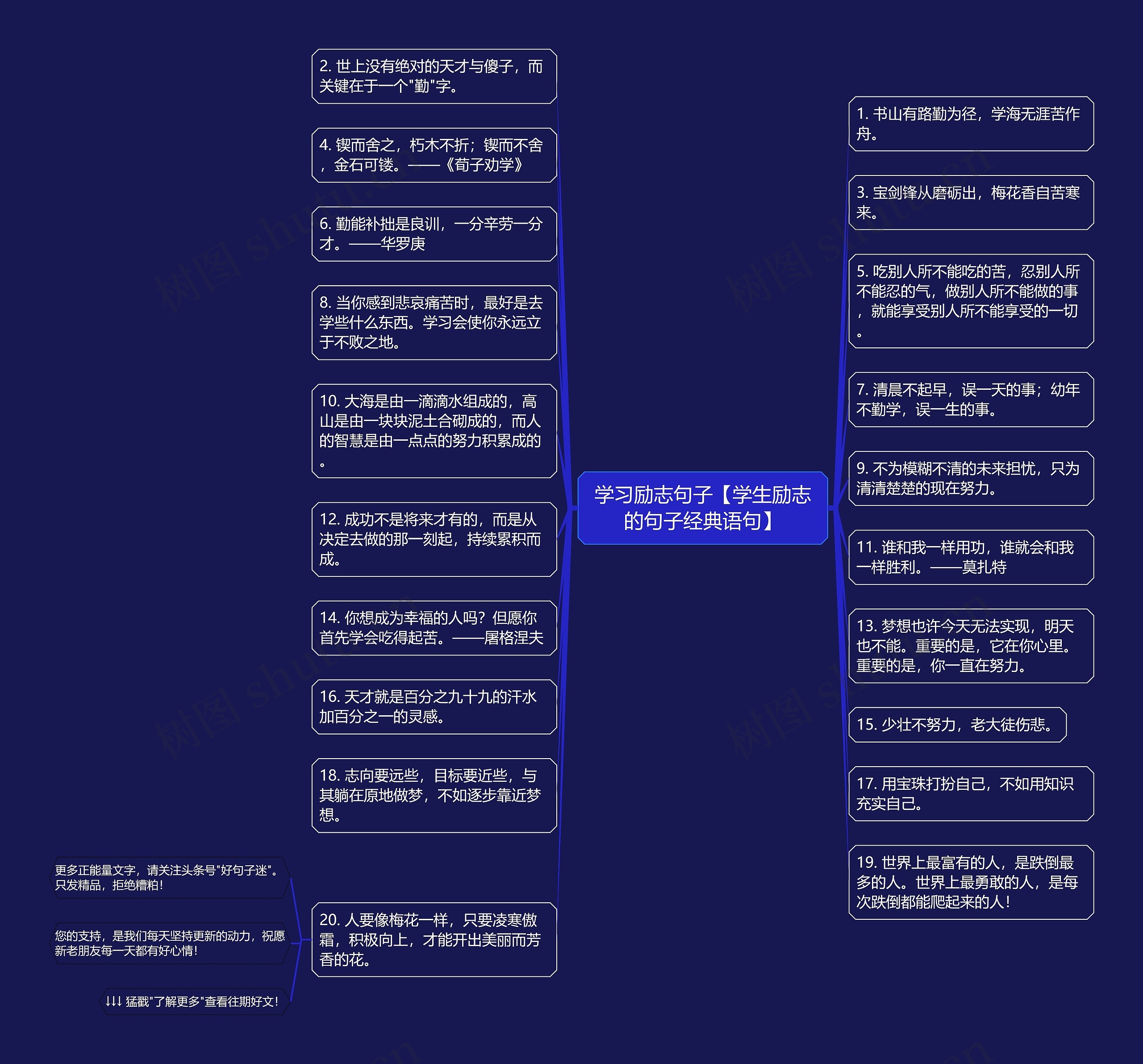 学习励志句子【学生励志的句子经典语句】