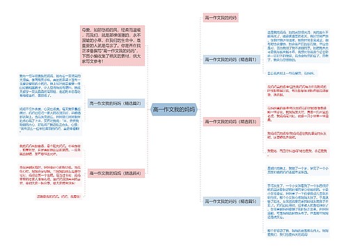 高一作文我的妈妈