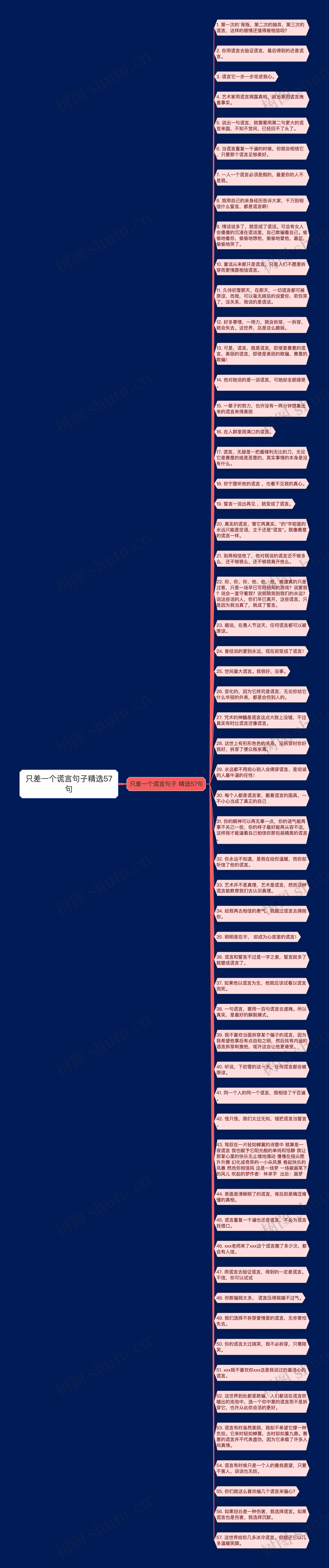 只差一个谎言句子精选57句