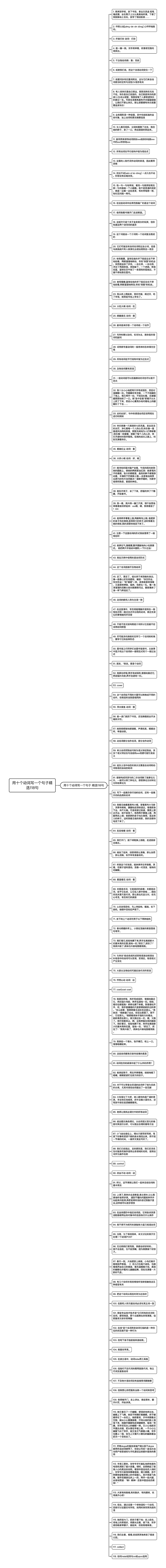 用十个动词写一个句子精选118句