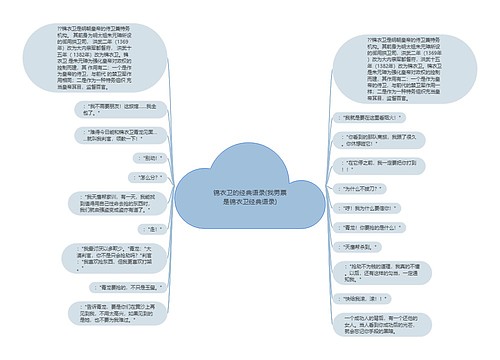 锦衣卫的经典语录(我男票是锦衣卫经典语录)