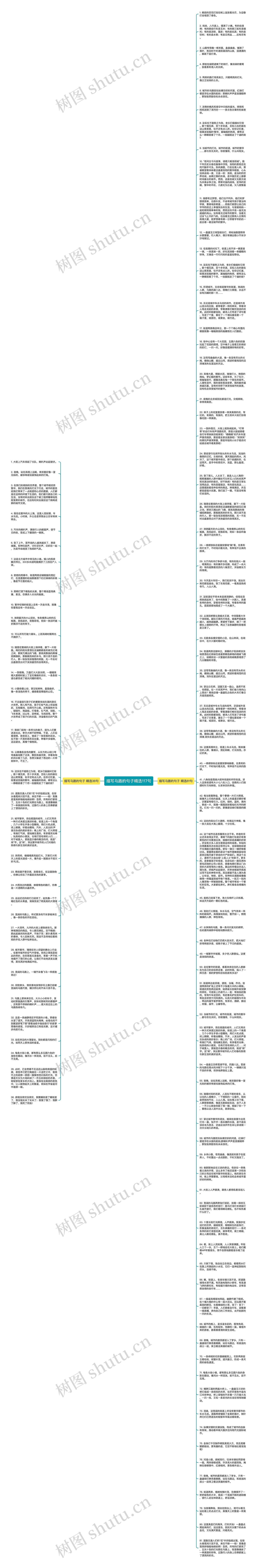 描写马路的句子精选117句思维导图