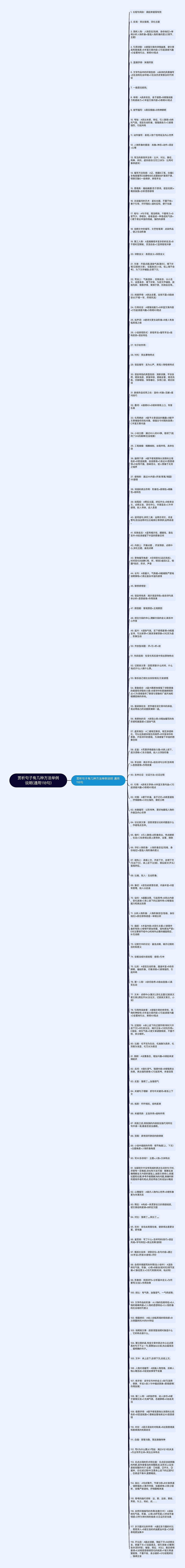 赏析句子有几种方法举例说明(通用118句)