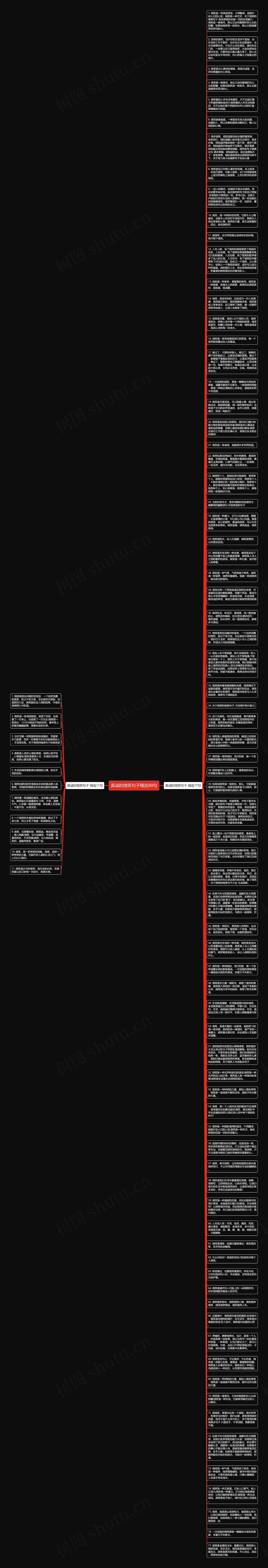 真诚的微笑句子精选88句思维导图