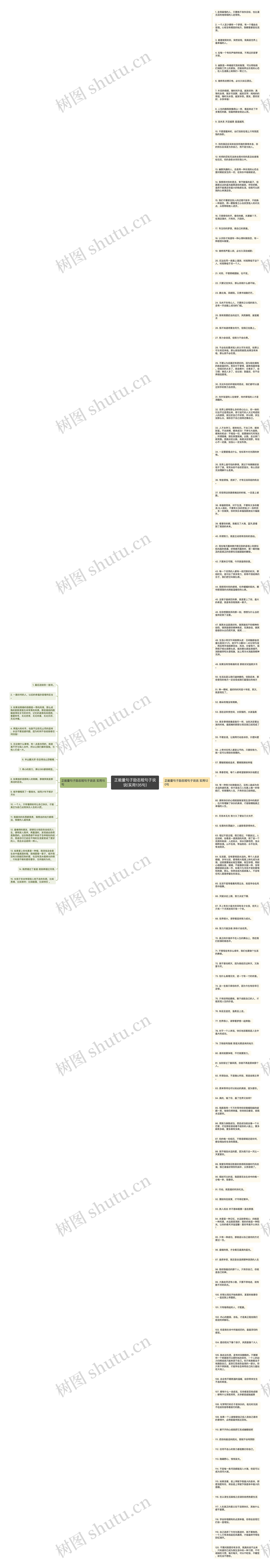 正能量句子励志短句子说说(实用135句)思维导图