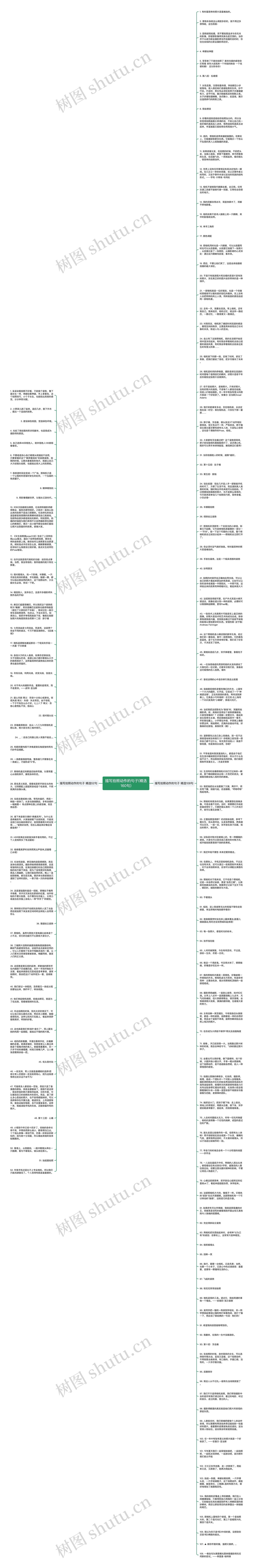 描写拍照动作的句子(精选160句)思维导图