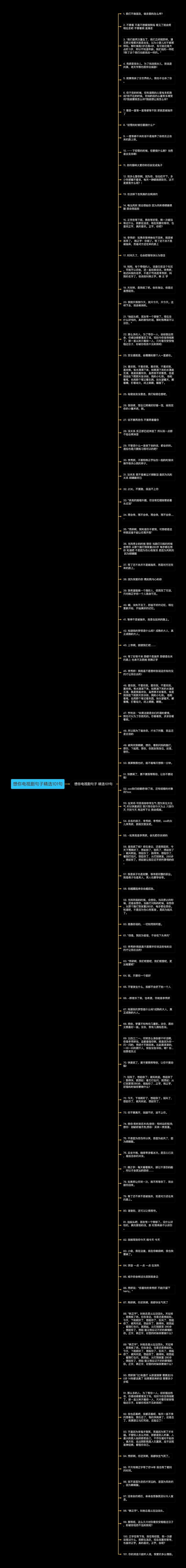 想你电视剧句子精选101句