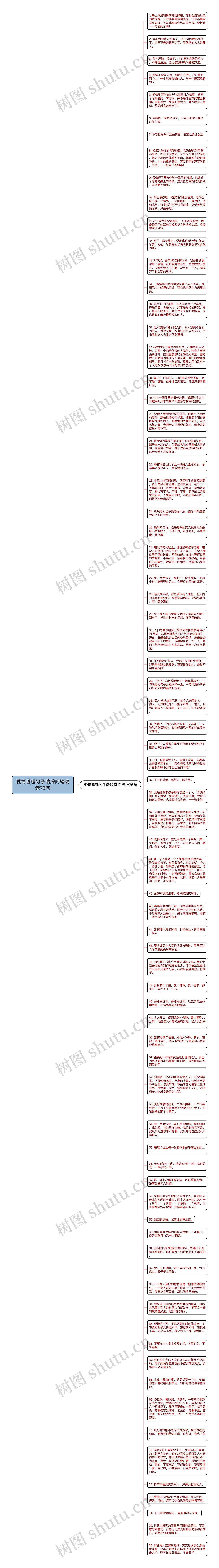 爱情哲理句子精辟简短精选76句