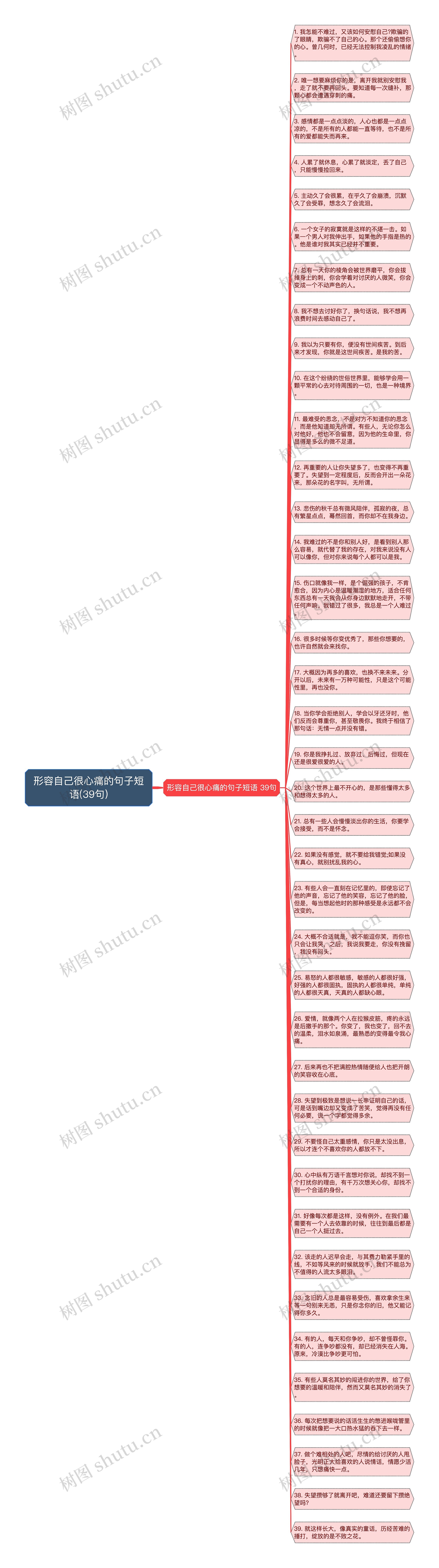 形容自己很心痛的句子短语(39句)思维导图