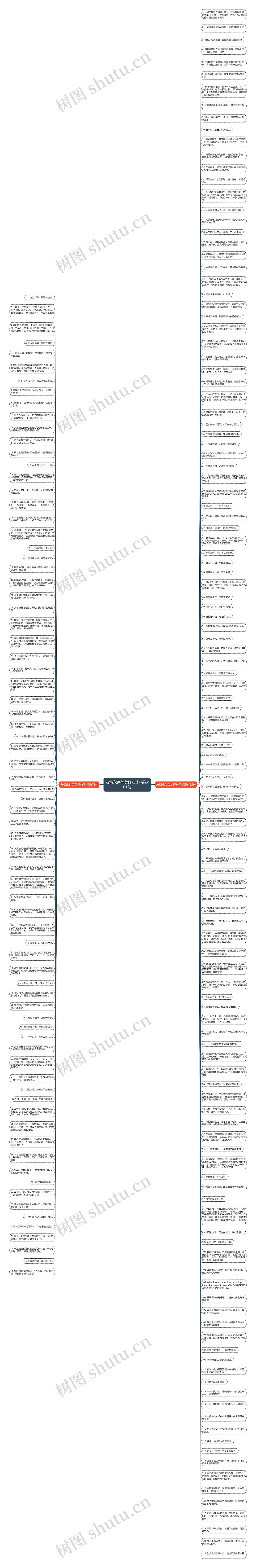 友情永存等美好句子精选201句思维导图