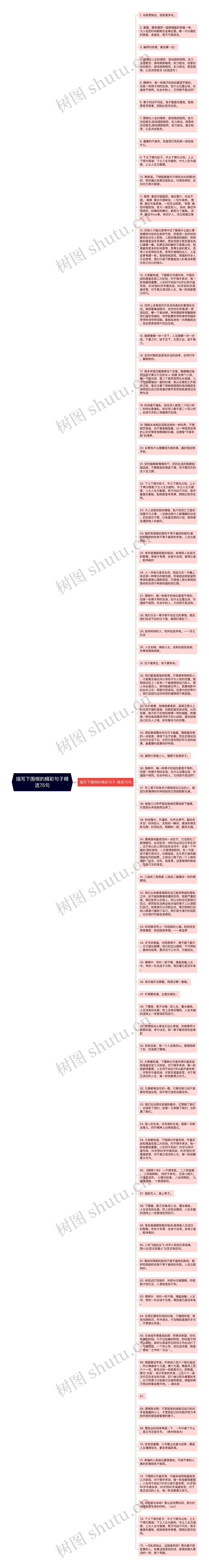 描写下围棋的精彩句子精选75句