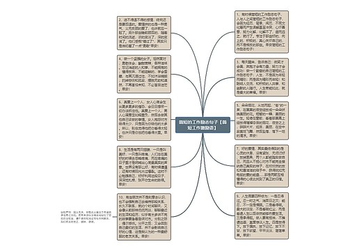 简短的工作励志句子【简短工作激励语】