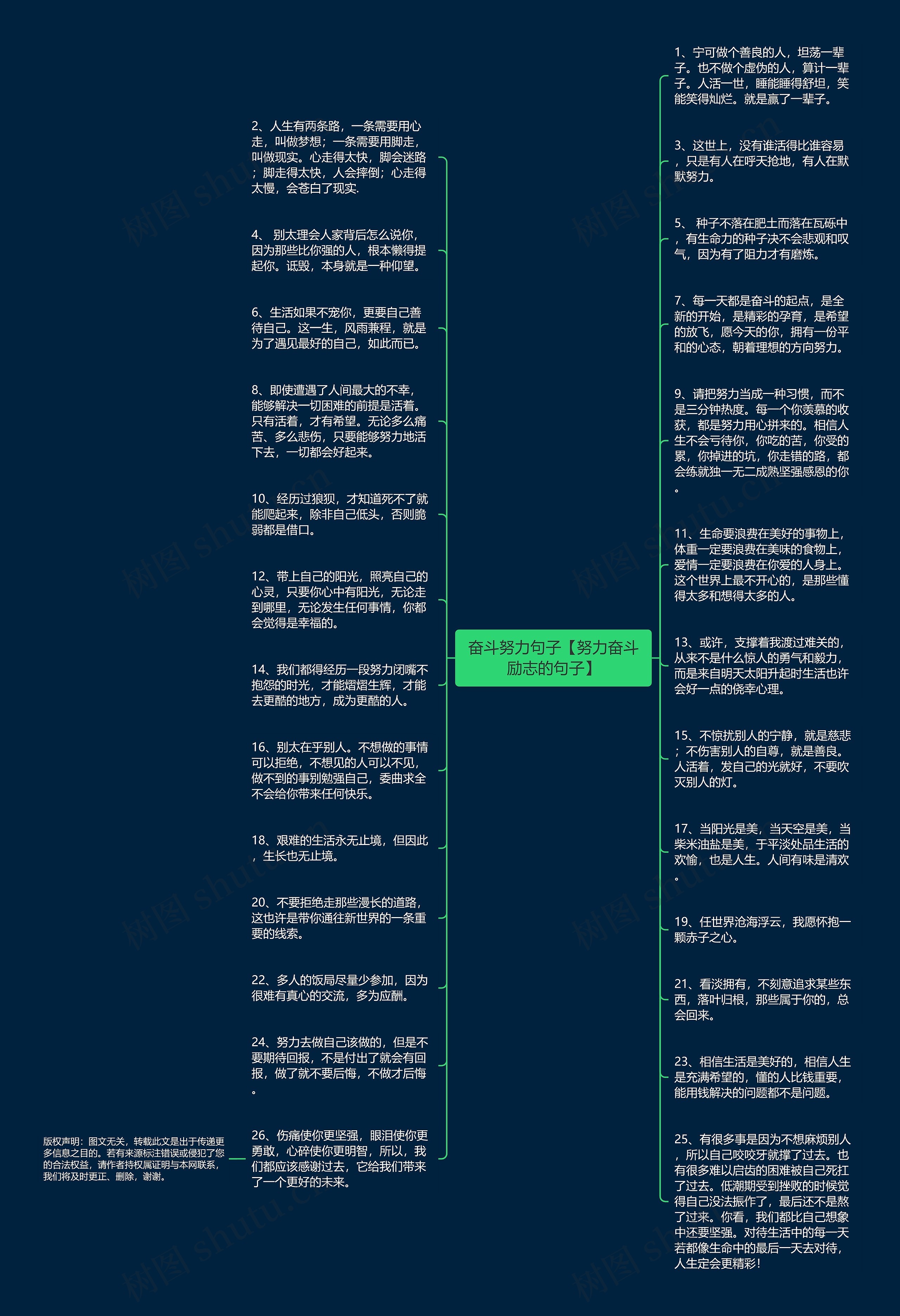 奋斗努力句子【努力奋斗励志的句子】思维导图