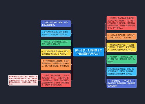 努力句子大全正能量【工作正能量的句子大全】