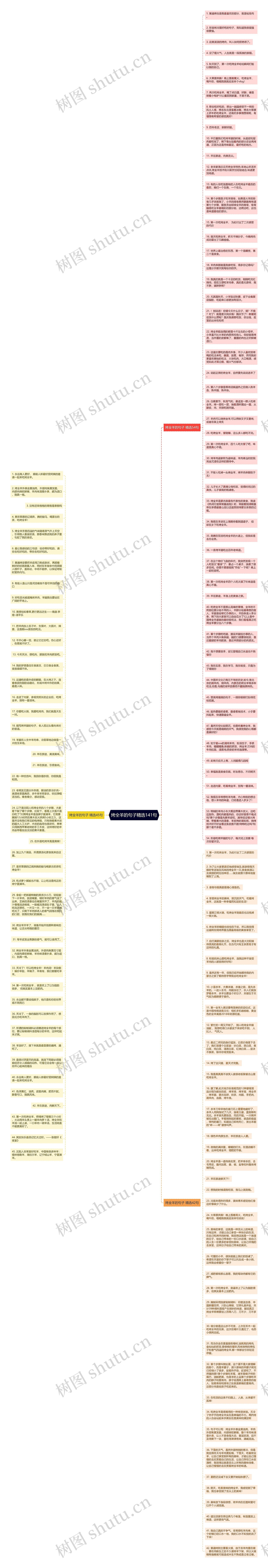 烤全羊的句子精选141句