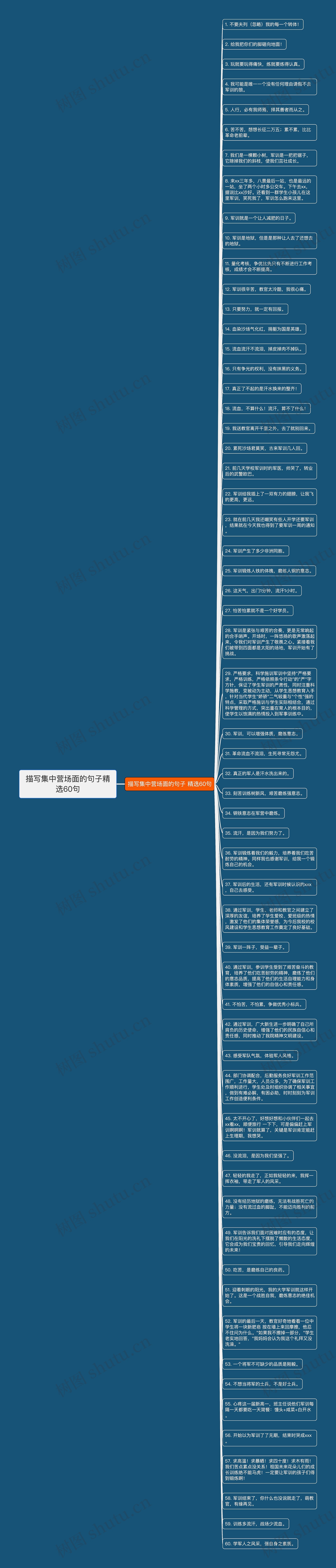 描写集中营场面的句子精选60句思维导图