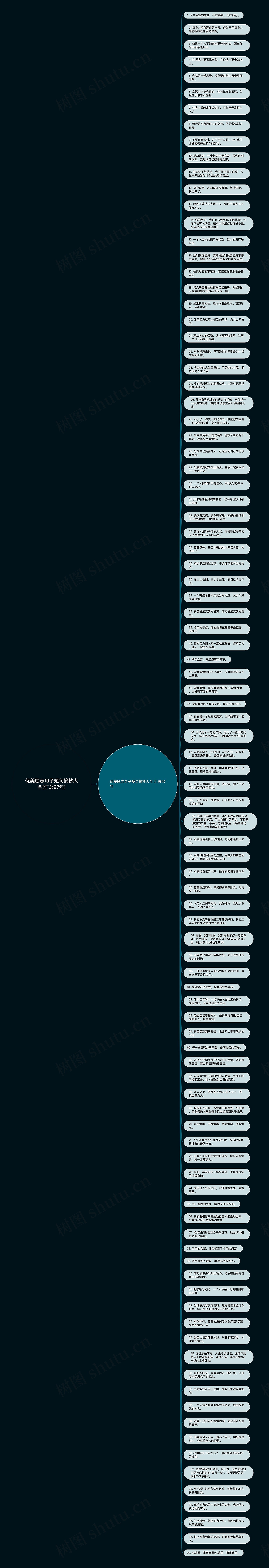 优美励志句子短句摘抄大全(汇总97句)思维导图