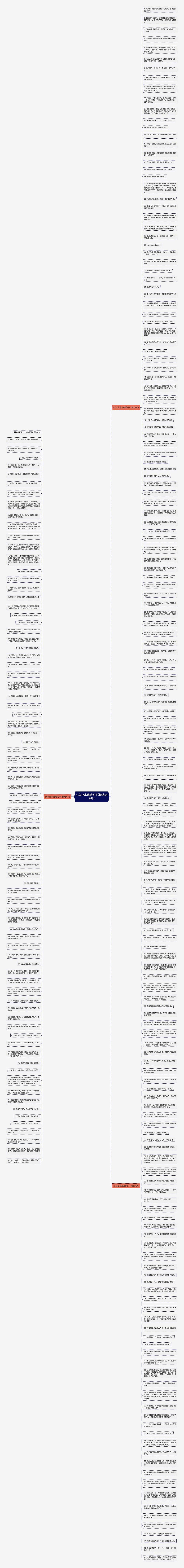 心如止水伤感句子(精选248句)思维导图