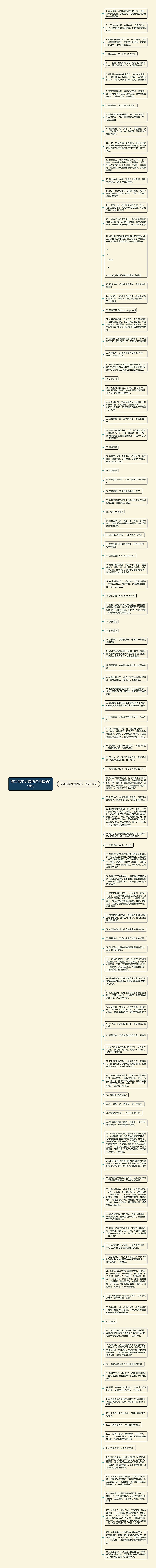 描写深宅大院的句子精选110句思维导图