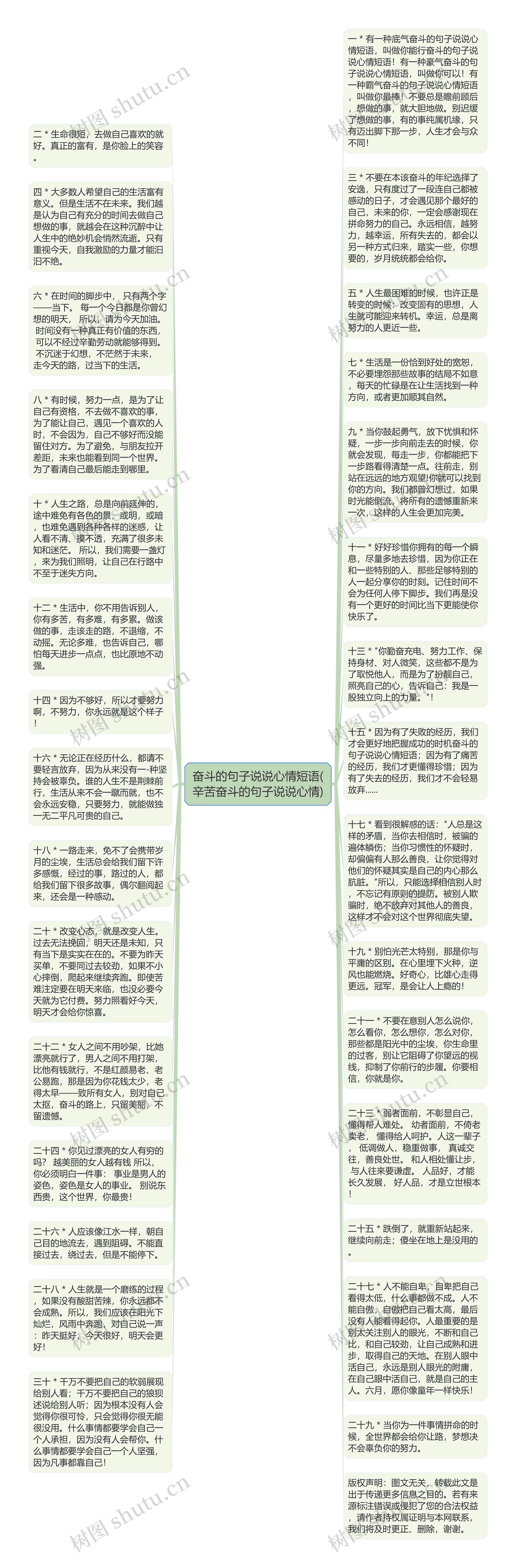 奋斗的句子说说心情短语(辛苦奋斗的句子说说心情)思维导图