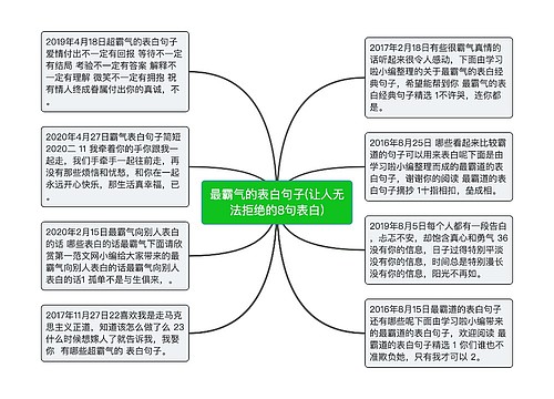 最霸气的表白句子(让人无法拒绝的8句表白)