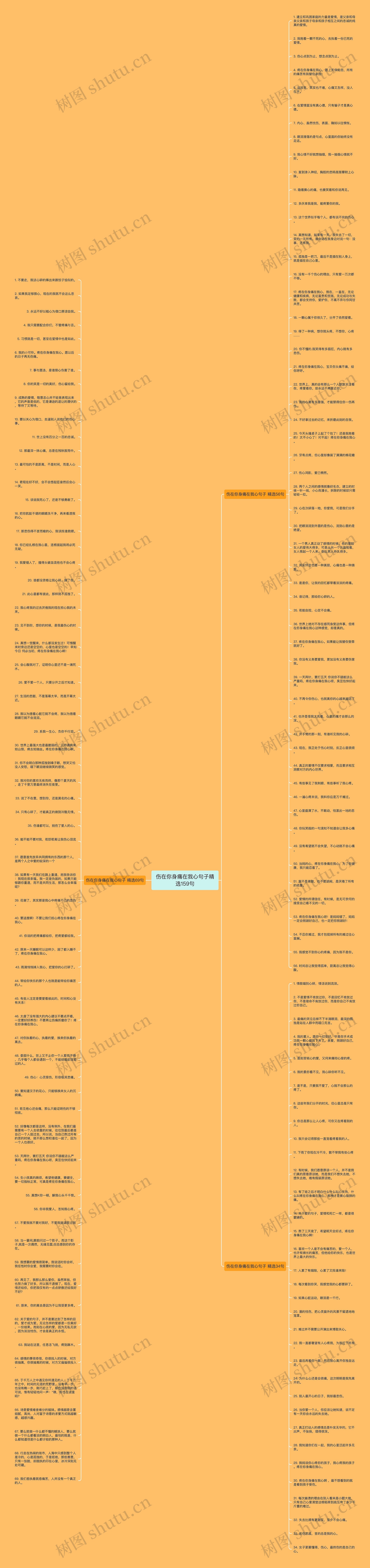 伤在你身痛在我心句子精选159句思维导图