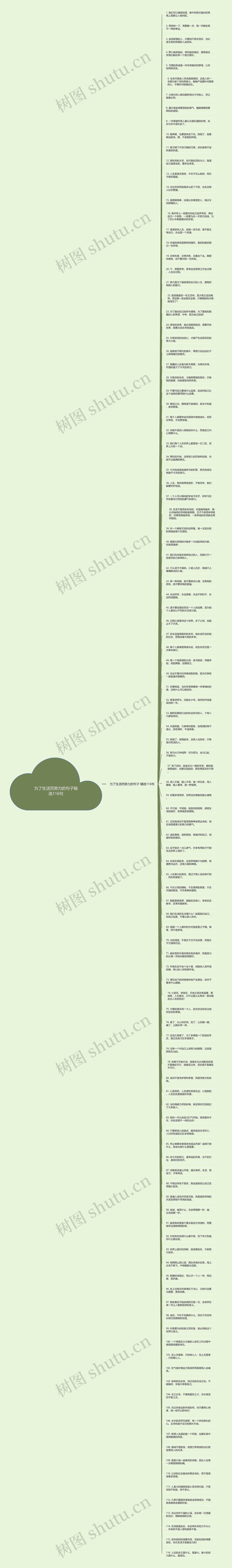 为了生活而努力的句子精选116句思维导图