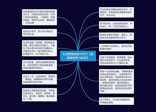 生活要继续努力句子【鼓励继续努力的话】