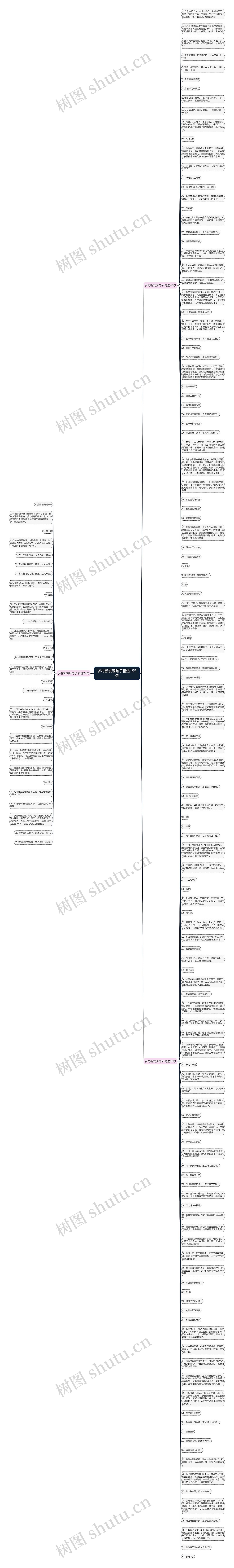 乡村新发现句子精选155句思维导图