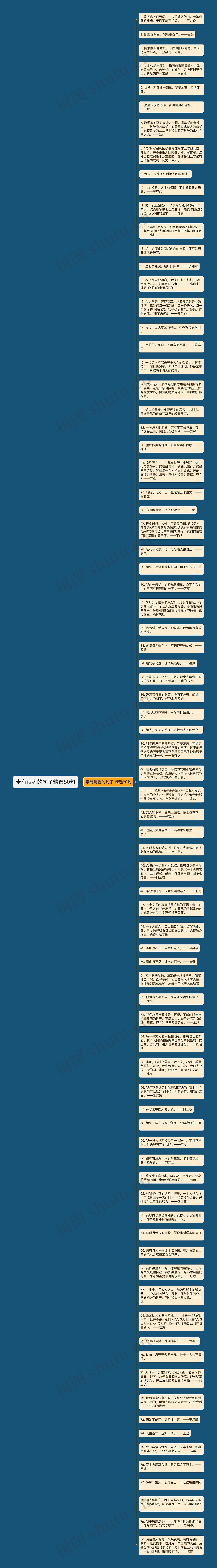 带有诗者的句子精选80句