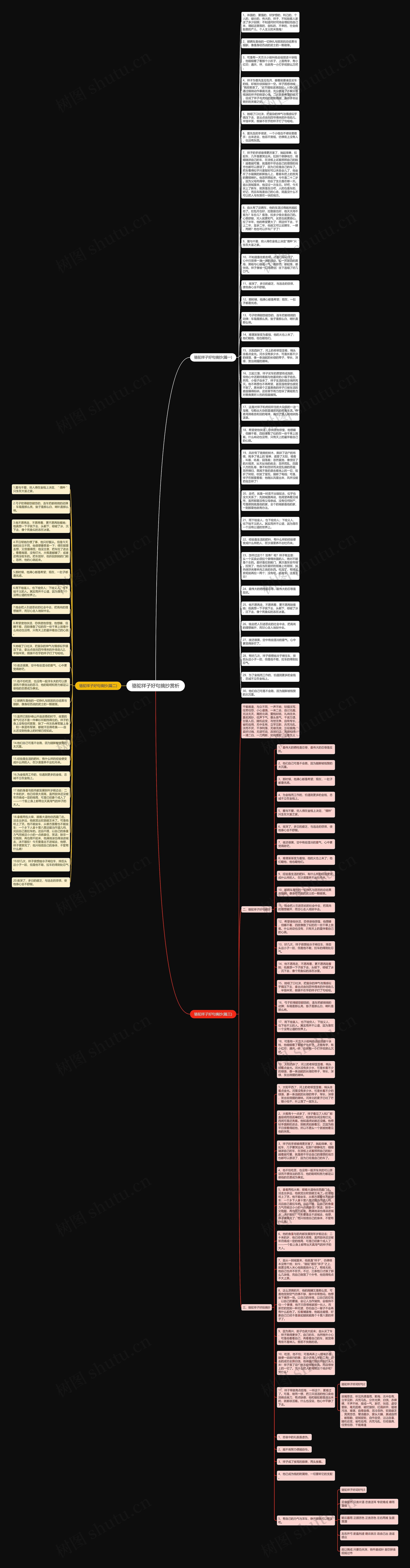 骆驼祥子好句摘抄赏析思维导图