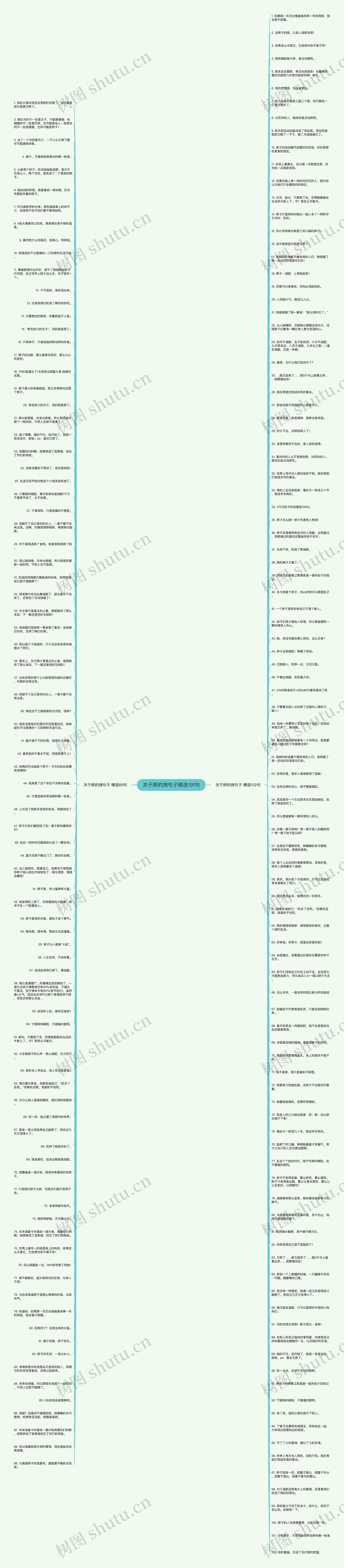 关于胖的拽句子精选191句思维导图