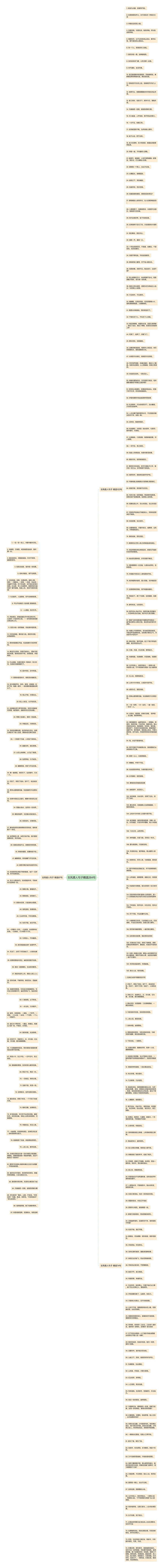 古风感人句子精选284句思维导图