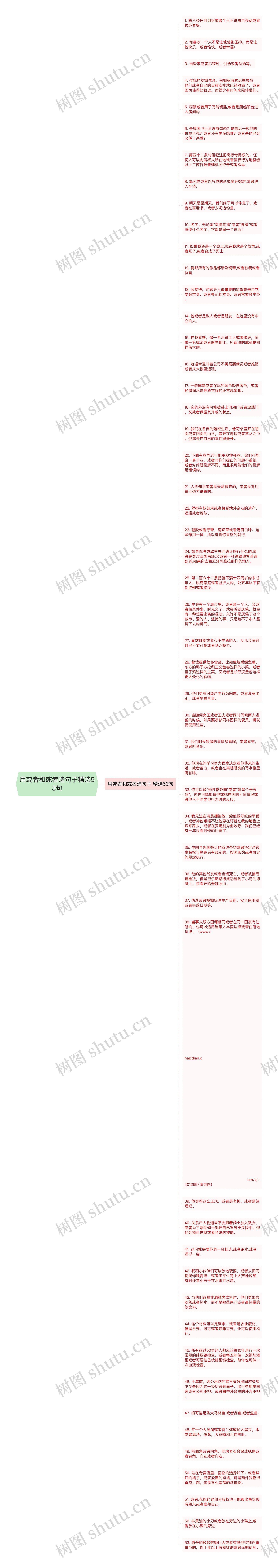 用或者和或者造句子精选53句