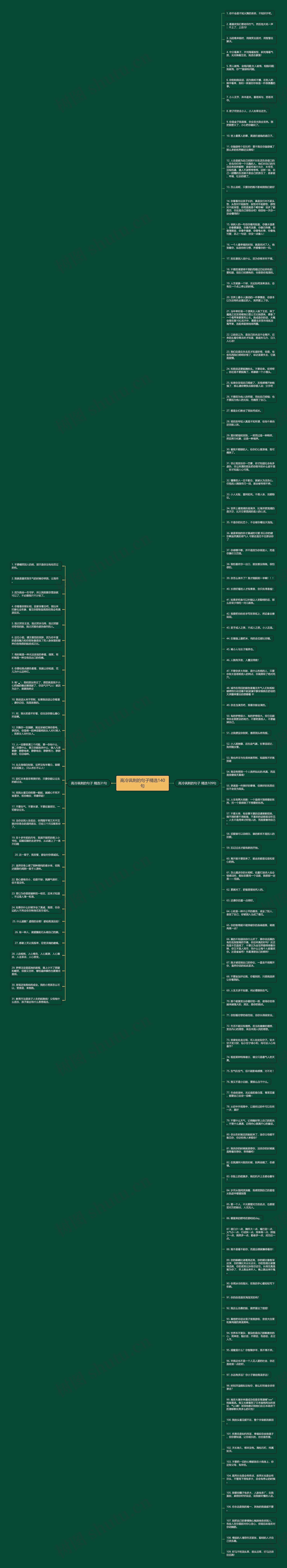 高冷讽刺的句子精选140句思维导图