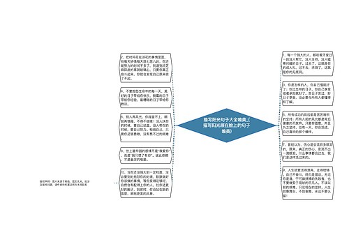 描写阳光句子大全唯美_(描写阳光照在脸上的句子唯美)