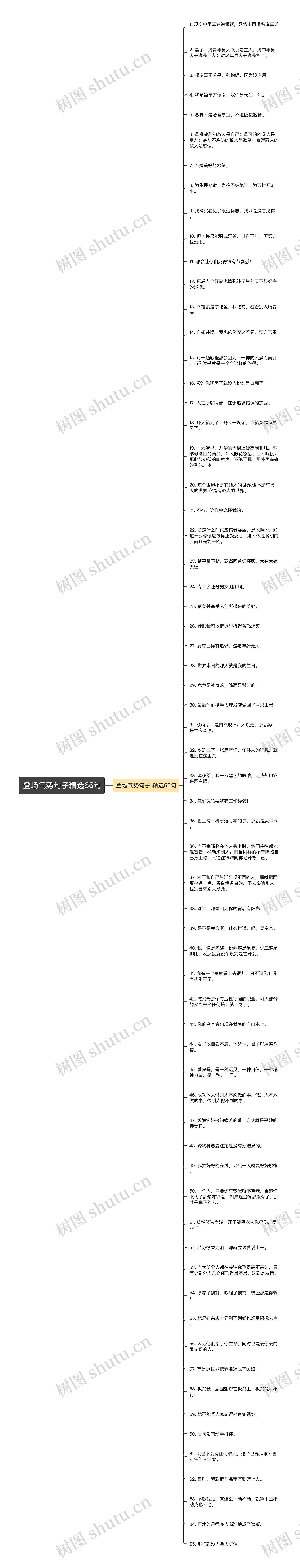 登场气势句子精选65句